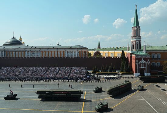 Генеральная репетиция парада Победы 