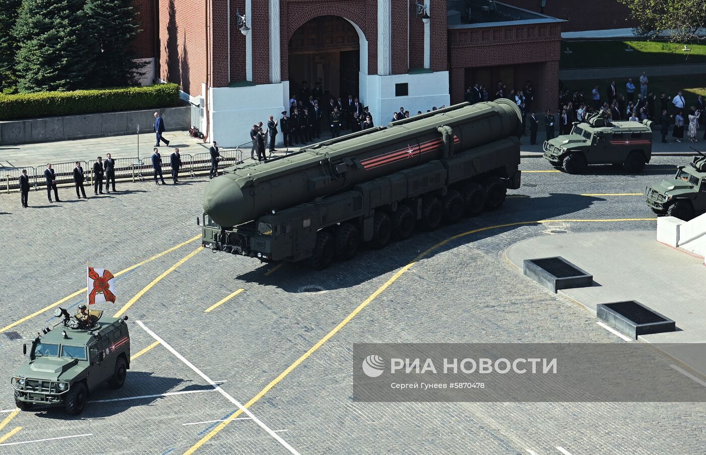 Генеральная репетиция парада Победы