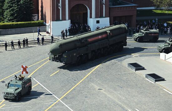 Генеральная репетиция парада Победы 