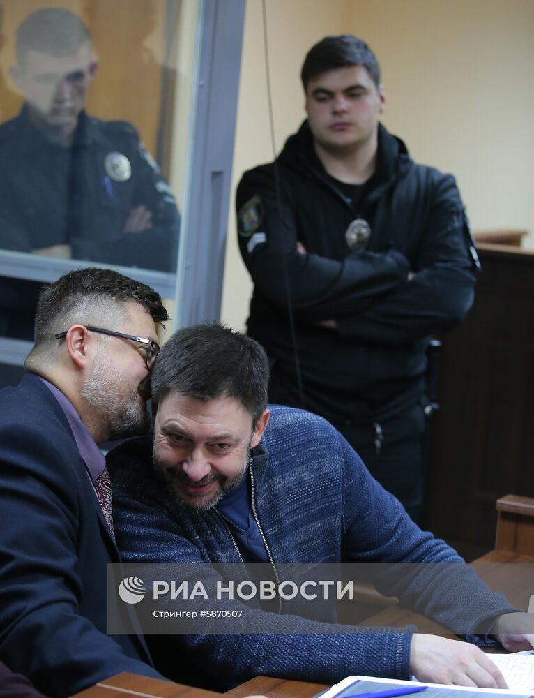 Заседание суда по делу журналиста К. Вышинского