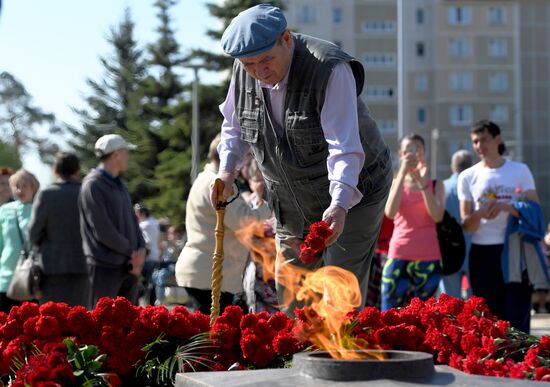 Открытие мемориального комплекса Великой Отечественной войны в Казани