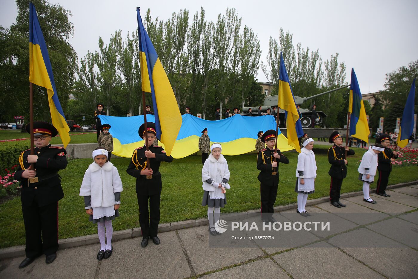 Акции на Украине в память о погибших во II Мировой войне