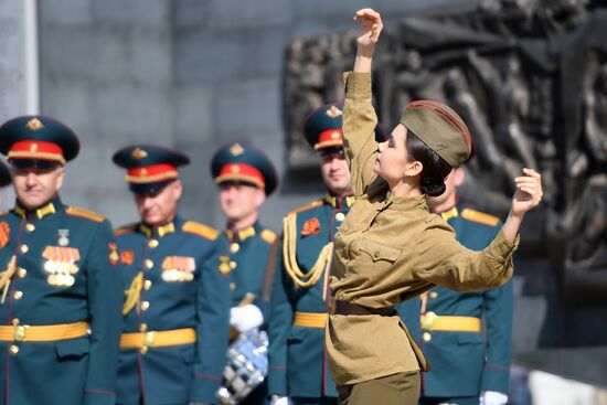 Открытие мемориального комплекса Великой Отечественной войны в Казани