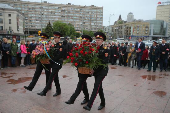 Акции на Украине в память о погибших во II Мировой войне