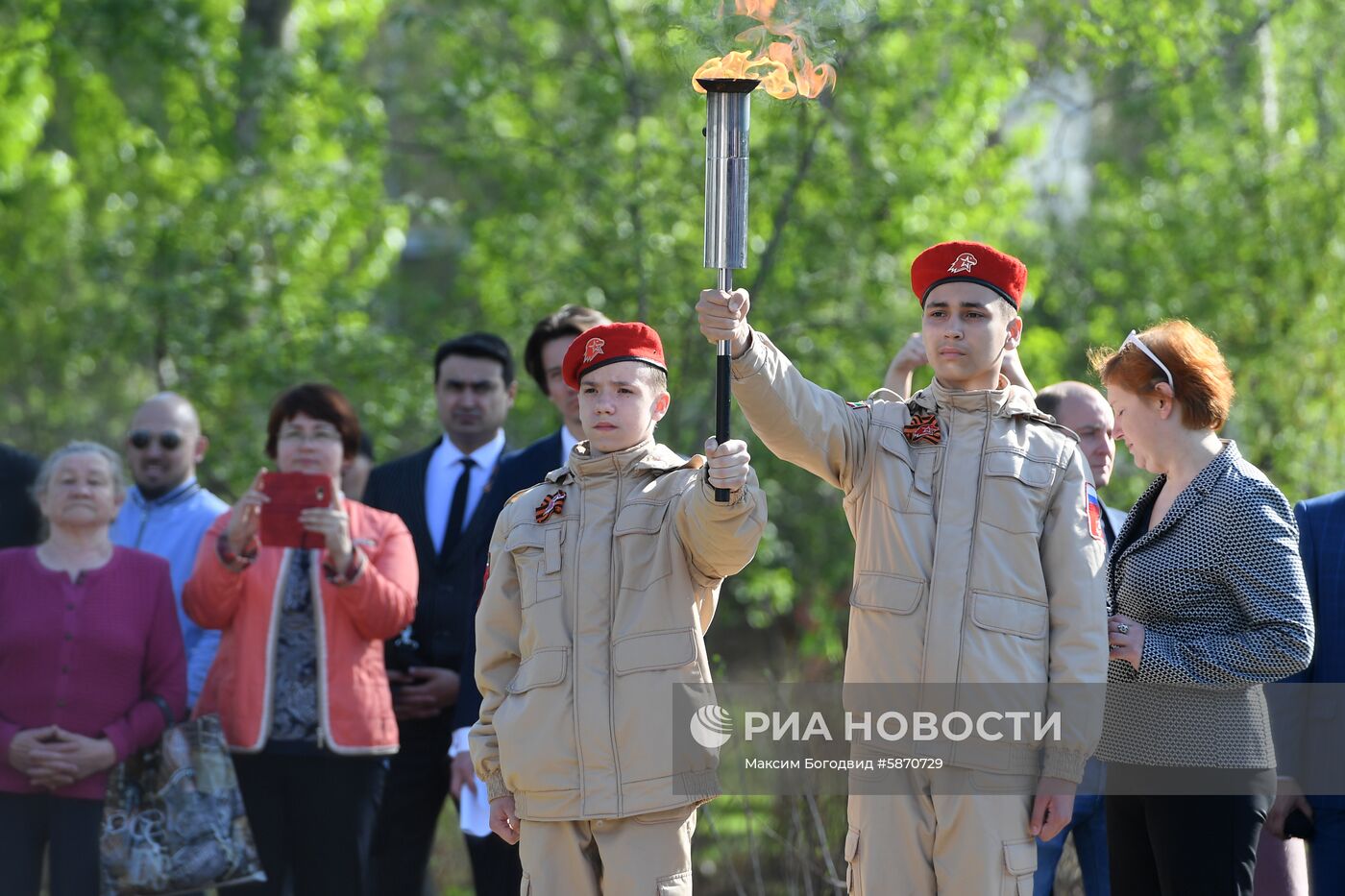 Открытие мемориального комплекса Великой Отечественной войны в Казани