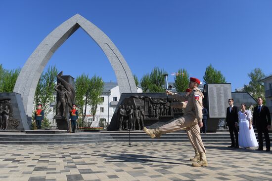 Открытие мемориального комплекса Великой Отечественной войны в Казани