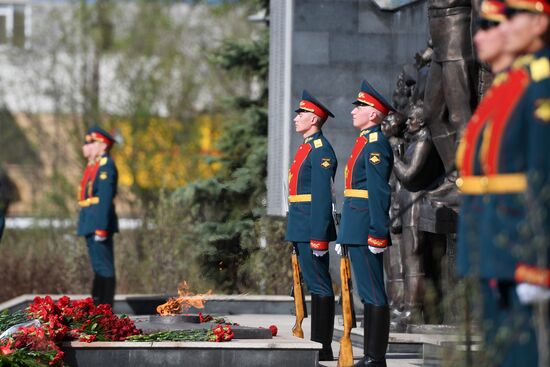 Открытие мемориального комплекса Великой Отечественной войны в Казани