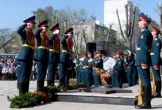 Открытие мемориального комплекса Великой Отечественной войны в Казани
