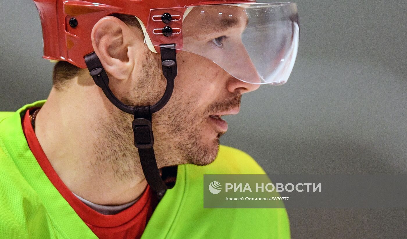 Хоккей. Тренировка сборной России