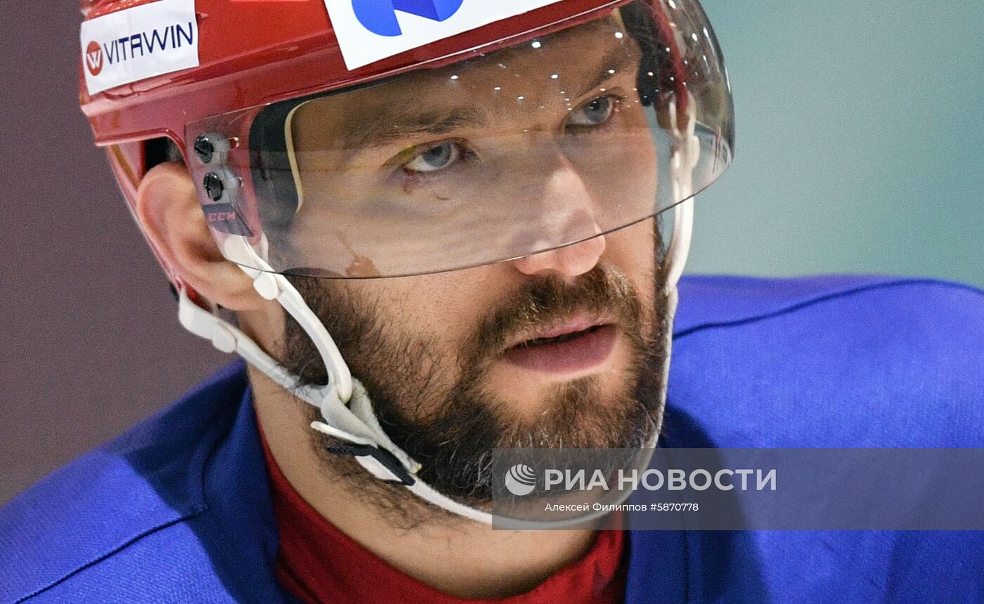 Хоккей. Тренировка сборной России