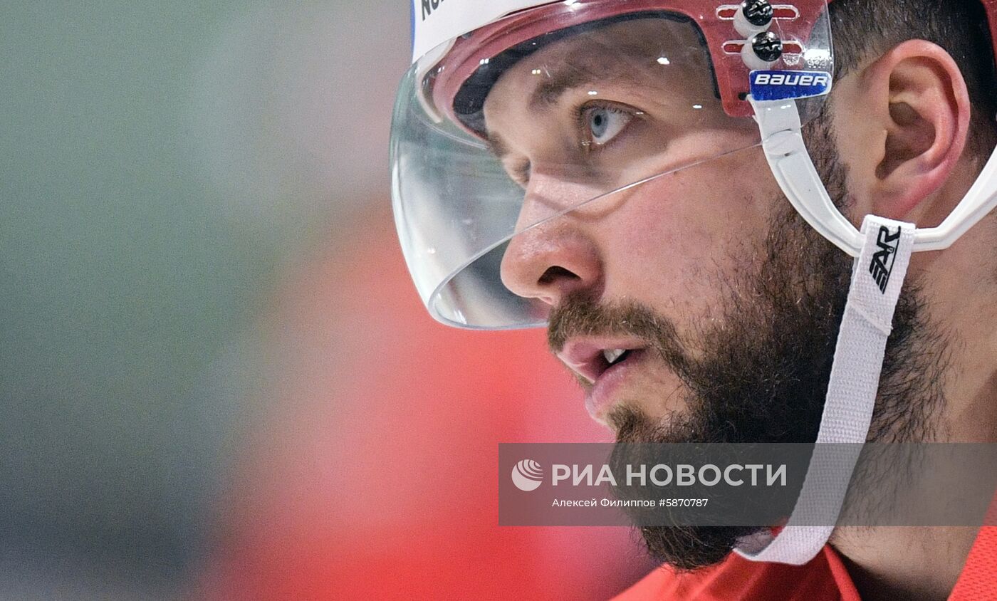 Хоккей. Тренировка сборной России