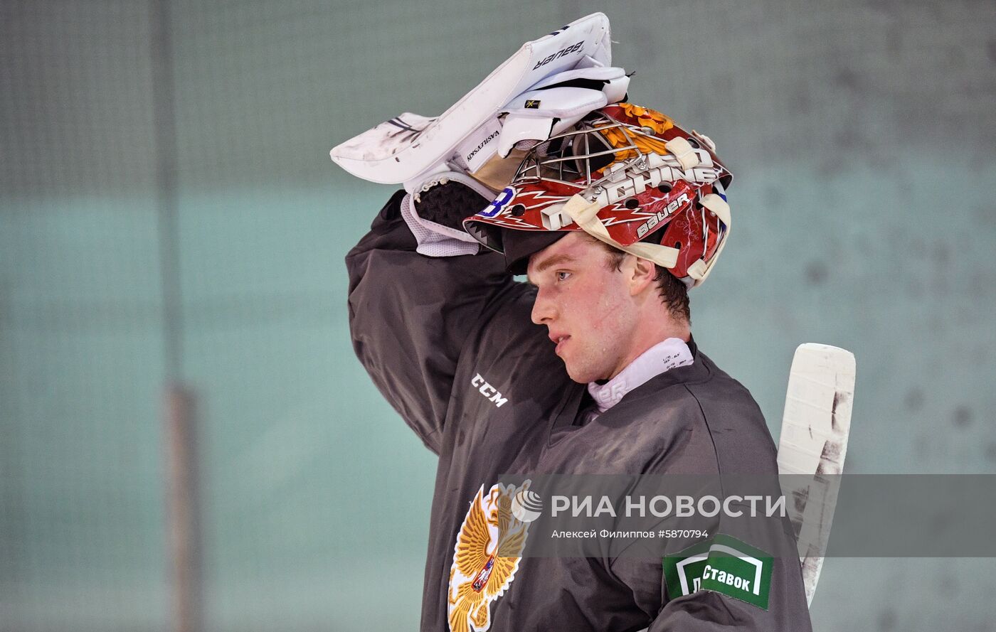 Хоккей. Тренировка сборной России