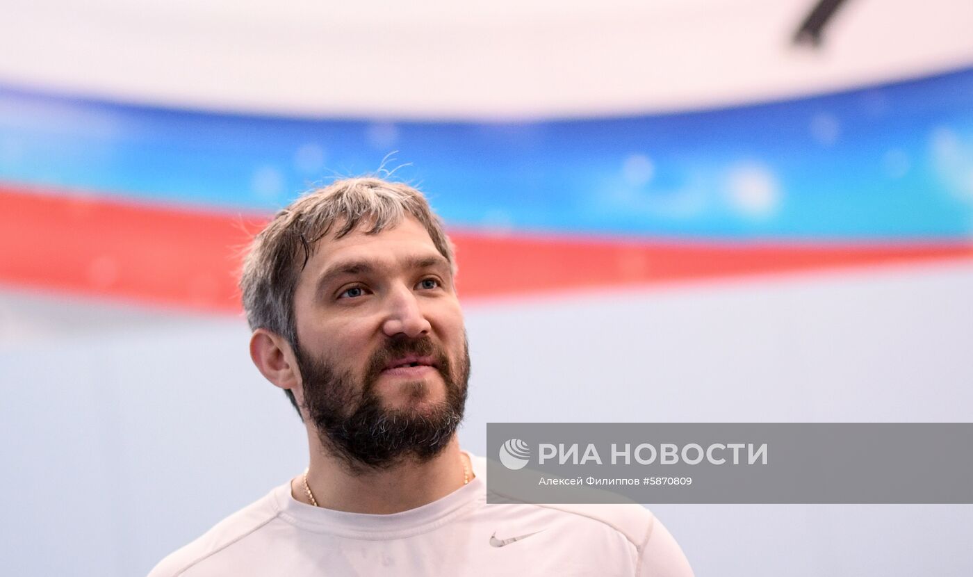 Хоккей. Тренировка сборной России