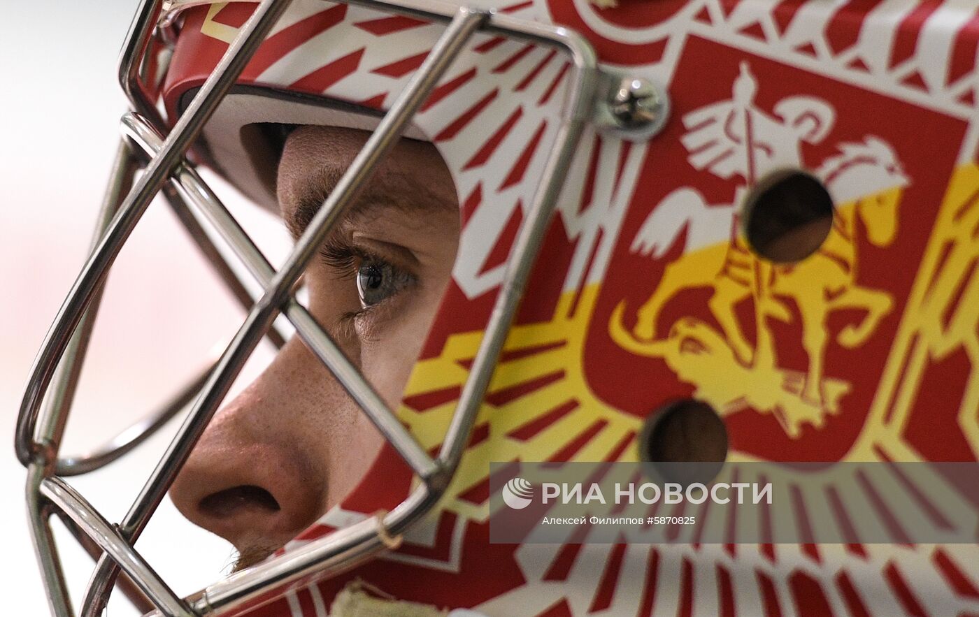 Хоккей. Тренировка сборной России