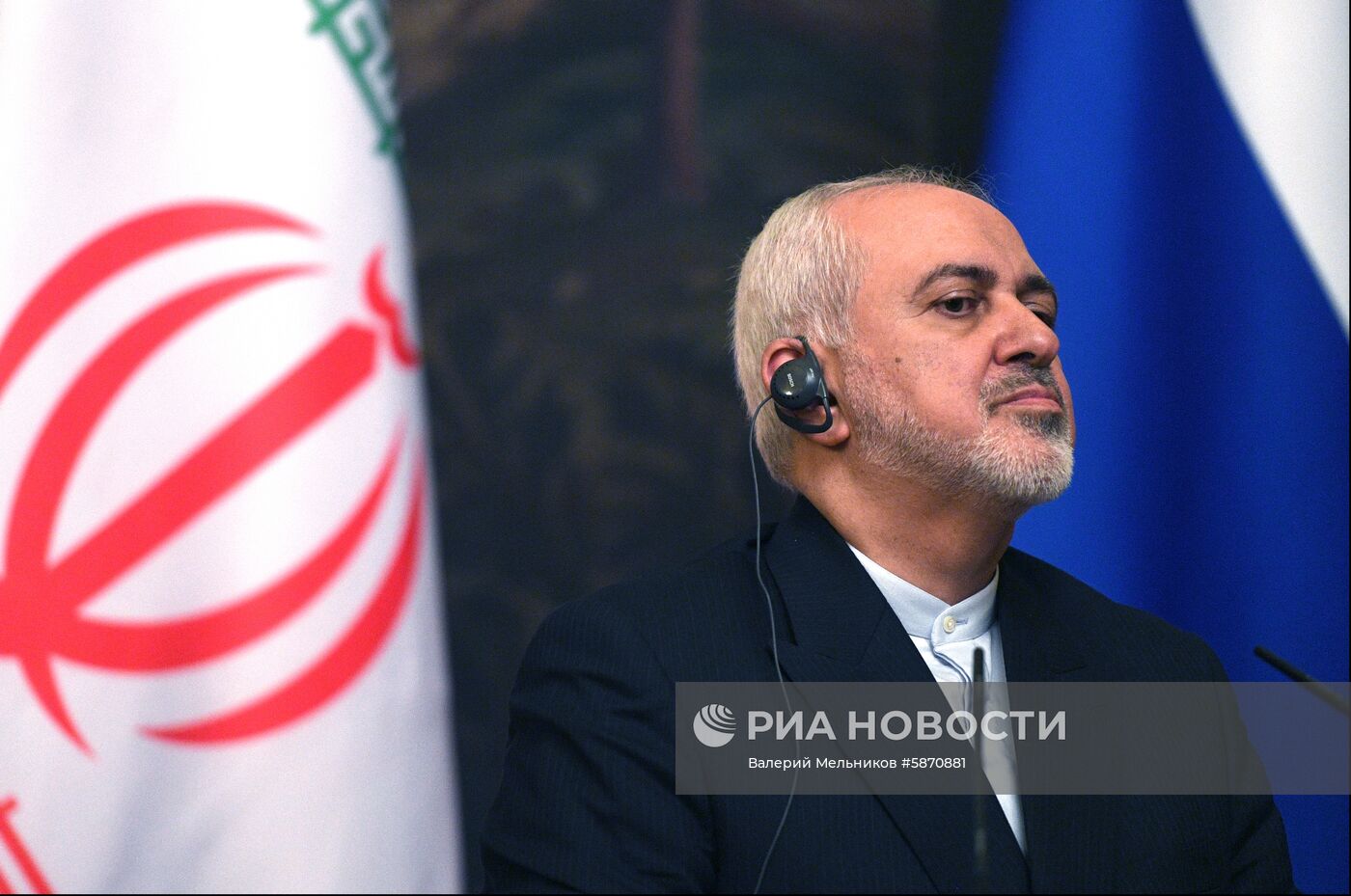 Встреча глав МИД РФ и Ирана С. Лаврова и М. Д. Зарифа