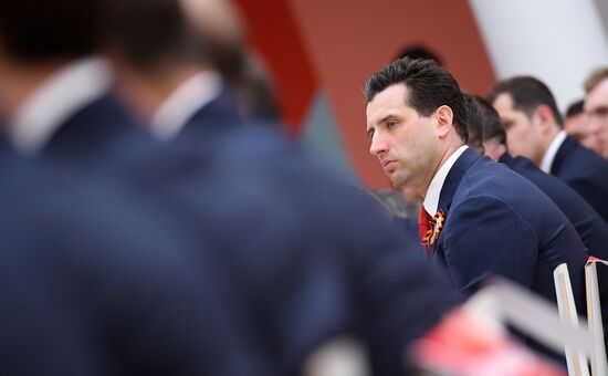 Презентация сборной России по хоккею перед ЧМ-2019