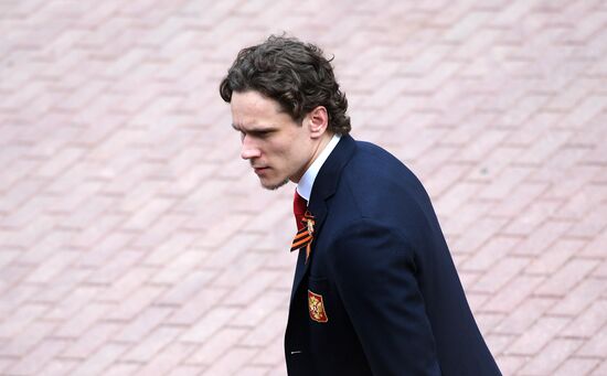 Презентация сборной России по хоккею перед ЧМ-2019