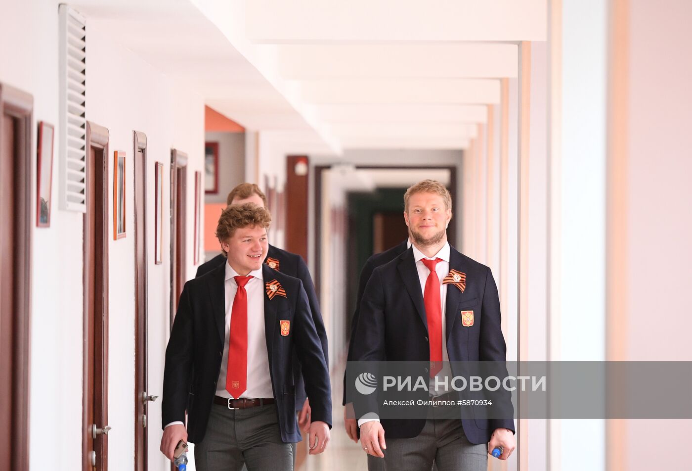 Презентация сборной России по хоккею перед ЧМ-2019