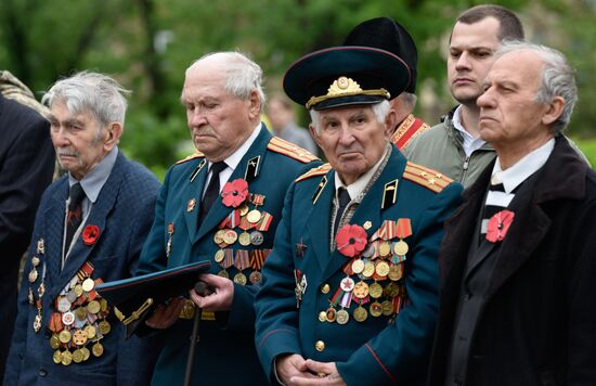 Акции на Украине в память о погибших во II Мировой войне