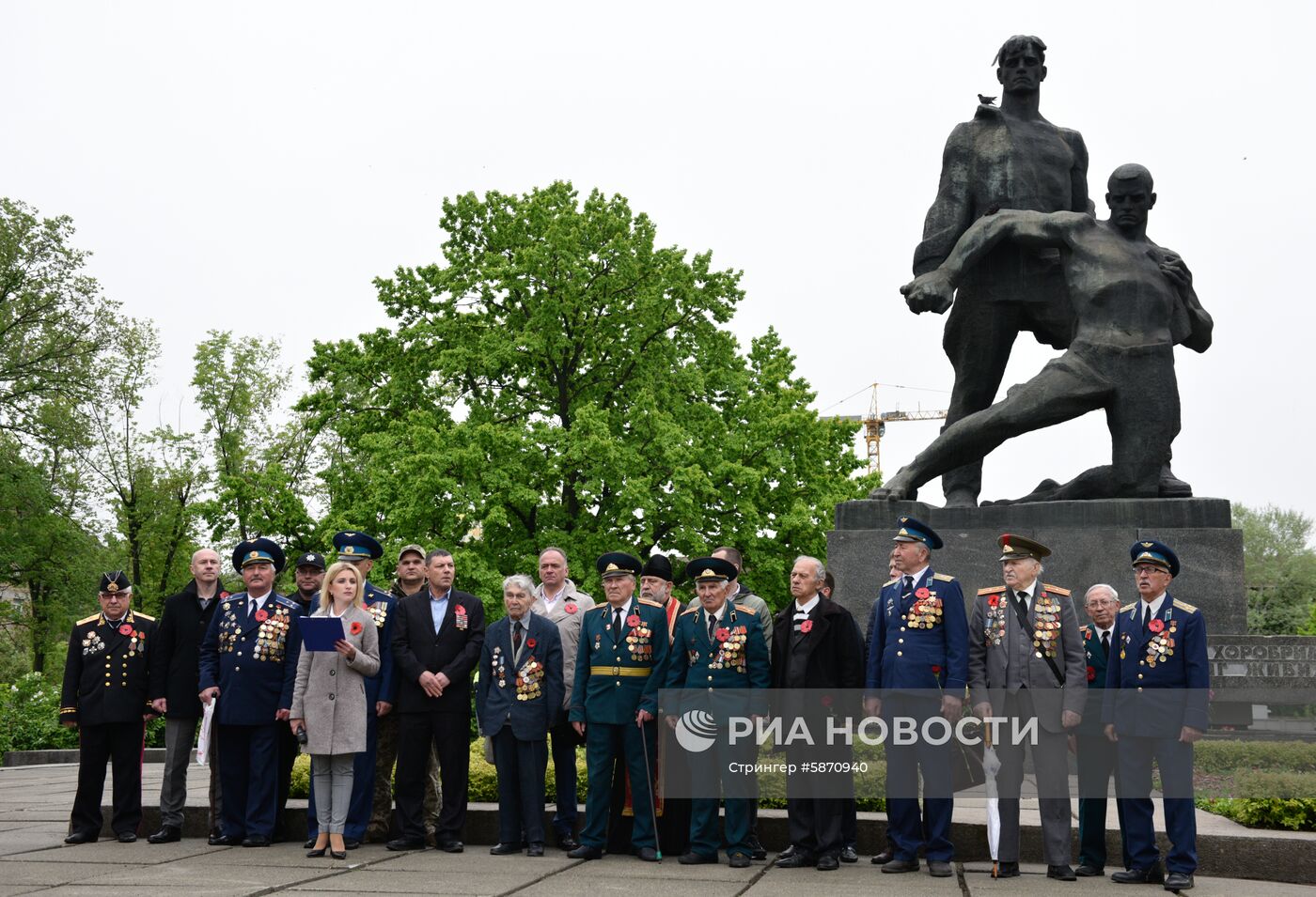 Акции на Украине в память о погибших во II Мировой войне