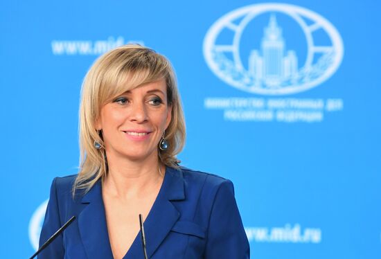 Брифинг официального представителя МИД России М. Захаровой