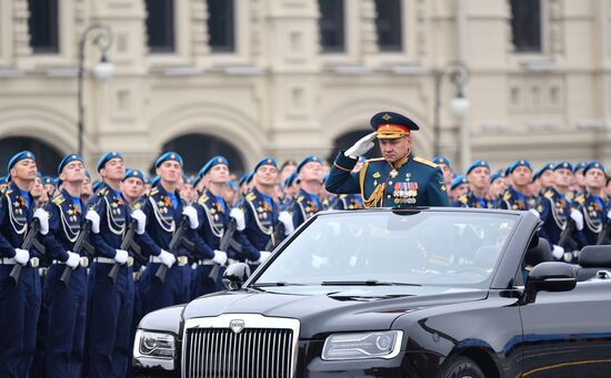 Военный парад, посвящённый 74-й годовщине Победы в Великой Отечественной войне 