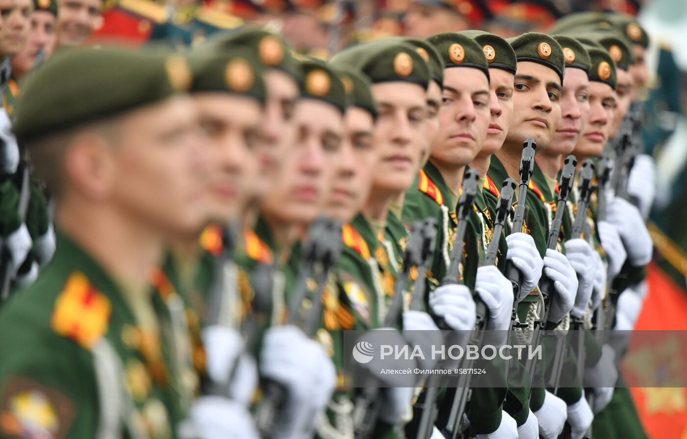 Военный парад, посвящённый 74-й годовщине Победы в Великой Отечественной войне 