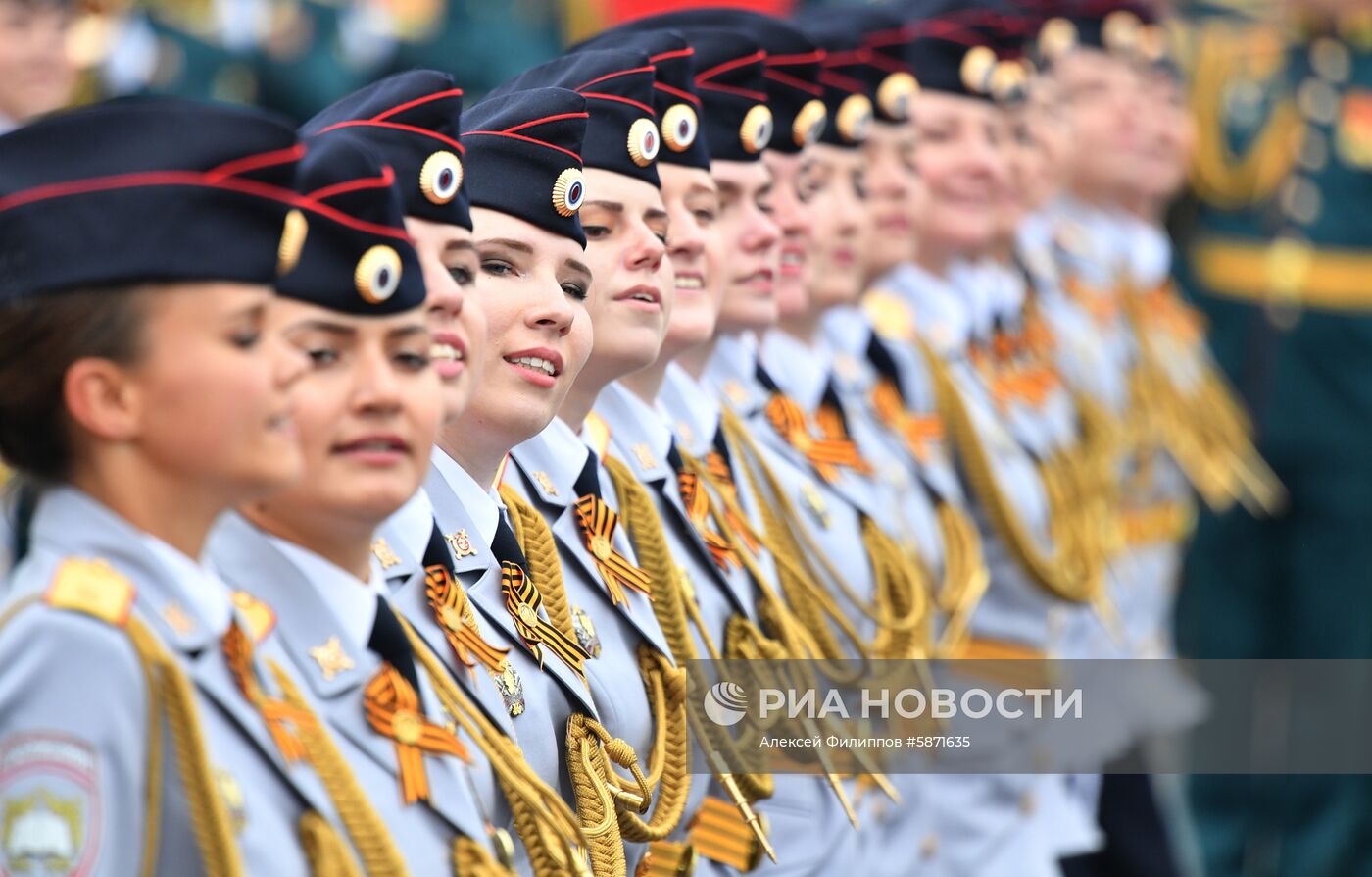 Военный парад, посвящённый 74-й годовщине Победы в Великой Отечественной войне 