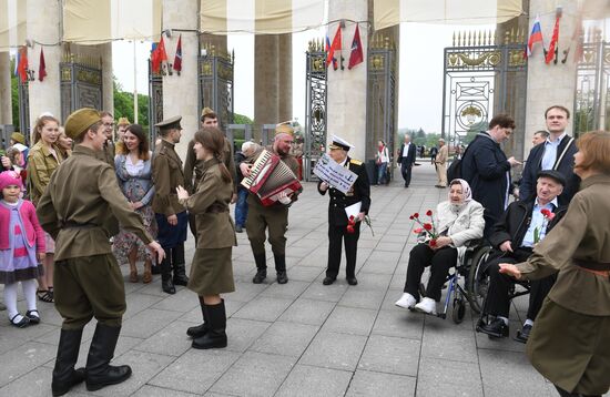 Празднование Дня Победы в Москве