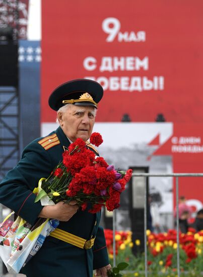 Празднование Дня Победы в Москве