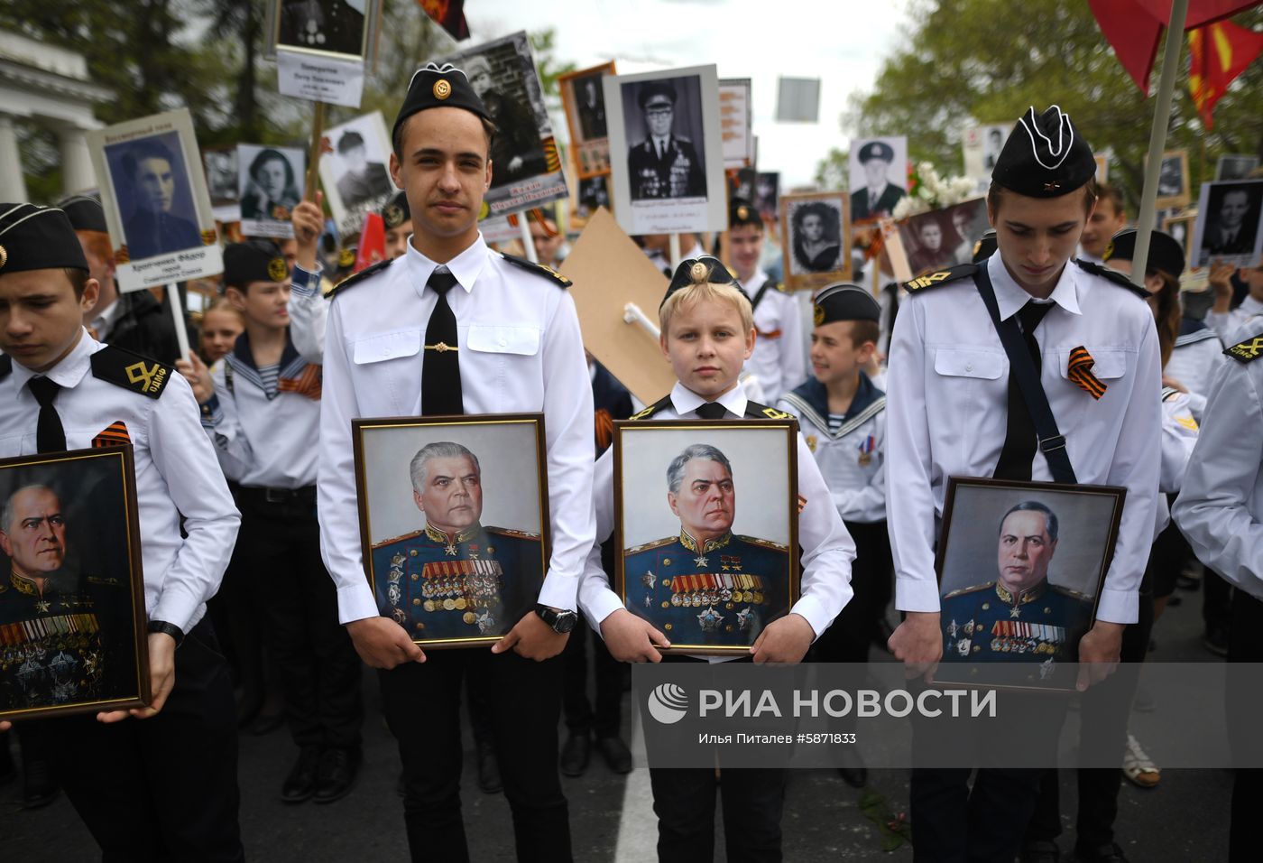 Акция "Бессмертный полк" в регионах России