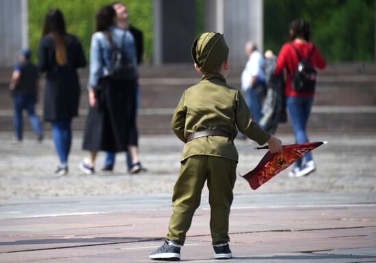 Празднование Дня Победы в Москве