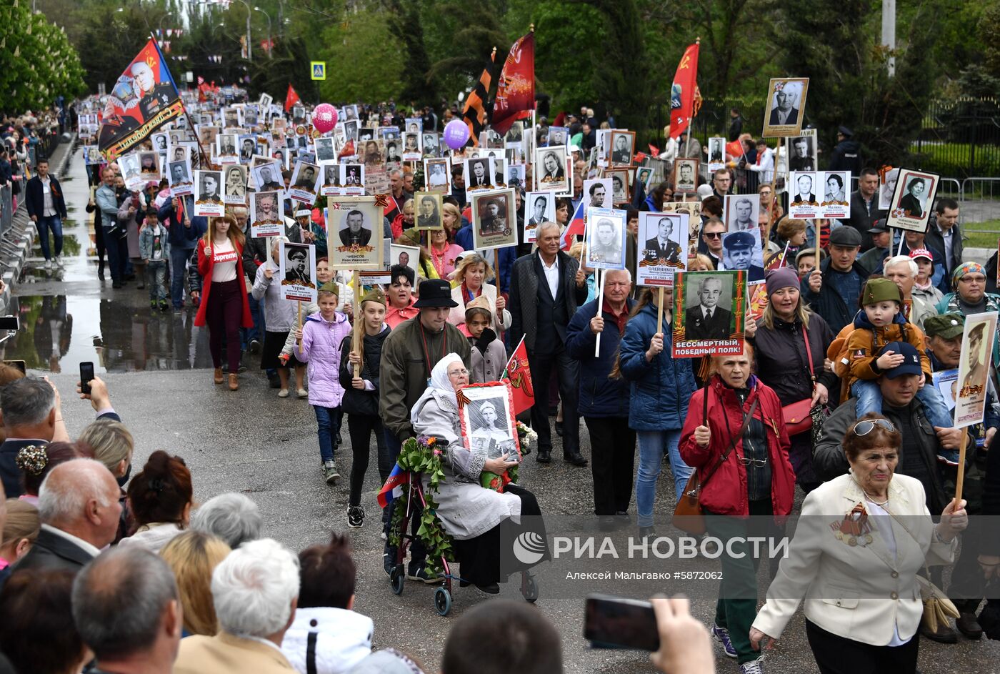Акция "Бессмертный полк" в регионах России