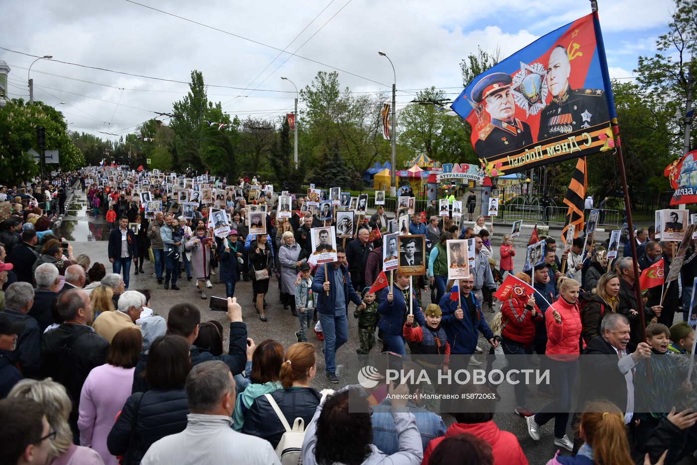 Акция "Бессмертный полк" в регионах России