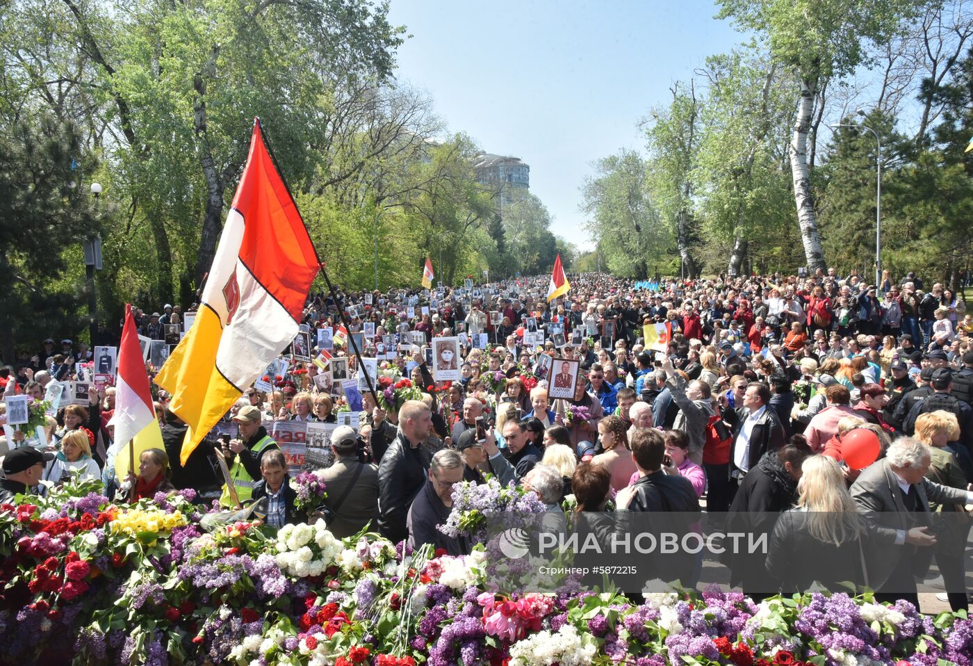 Акция "Бессмертный полк" и празднование Дня Победы на Украине