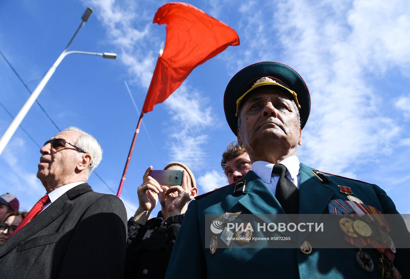 Открытие памятника Сталину в Новосибирске