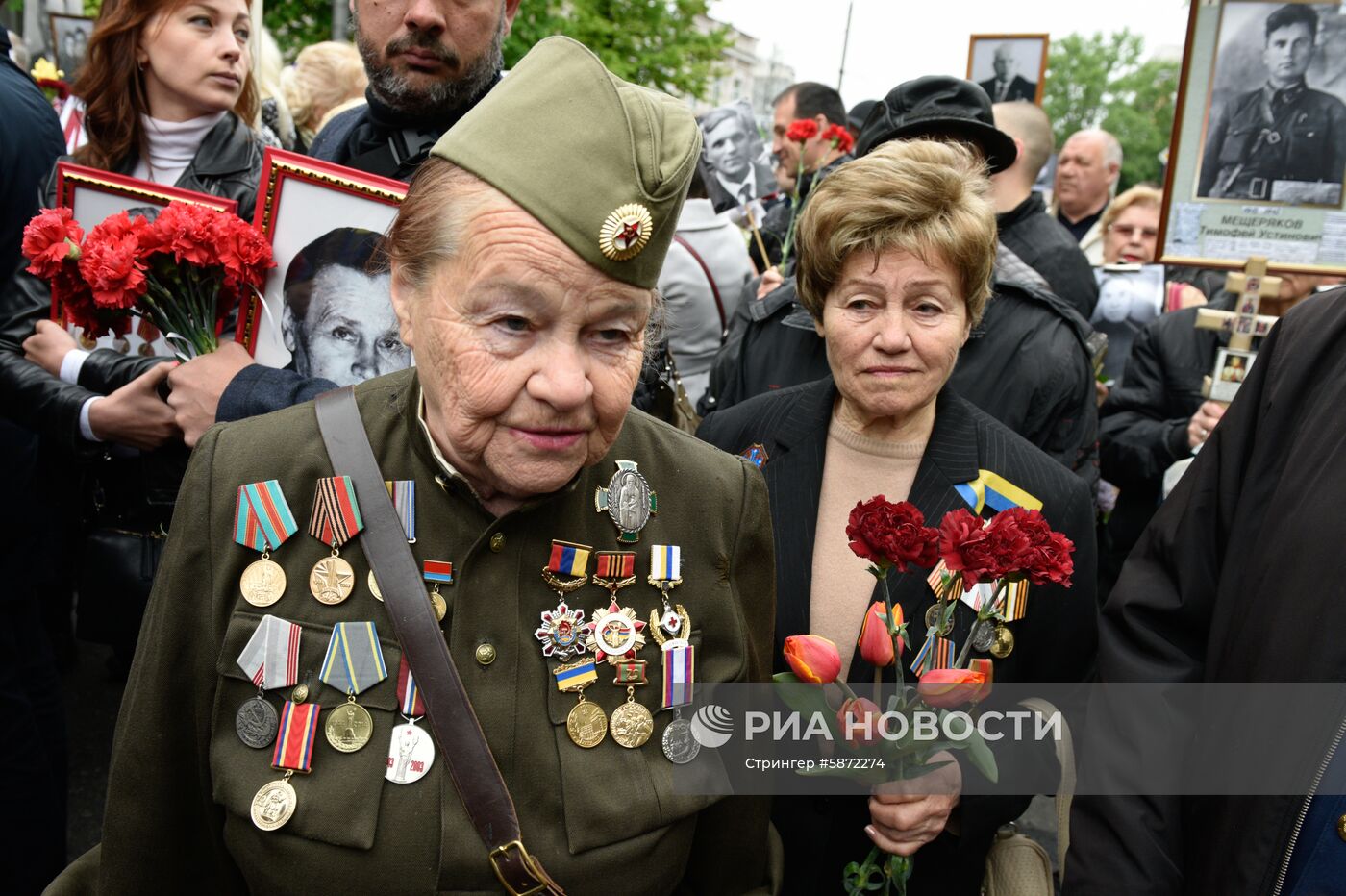 Акция "Бессмертный полк" и празднование Дня Победы на Украине