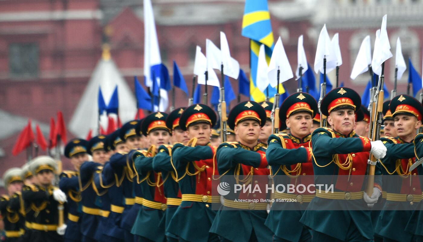 Военный парад, посвящённый 74-й годовщине Победы в Великой Отечественной войне 