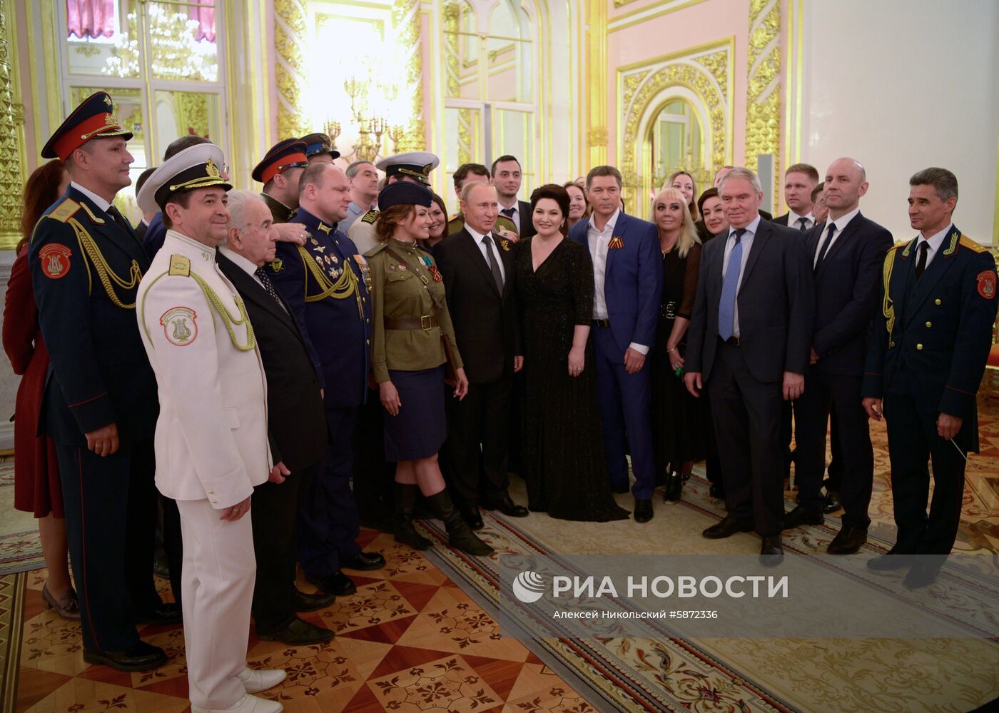 Торжественный прием от имени В. Путина по случаю 74-й годовщины Победы в Великой Отечественной войне