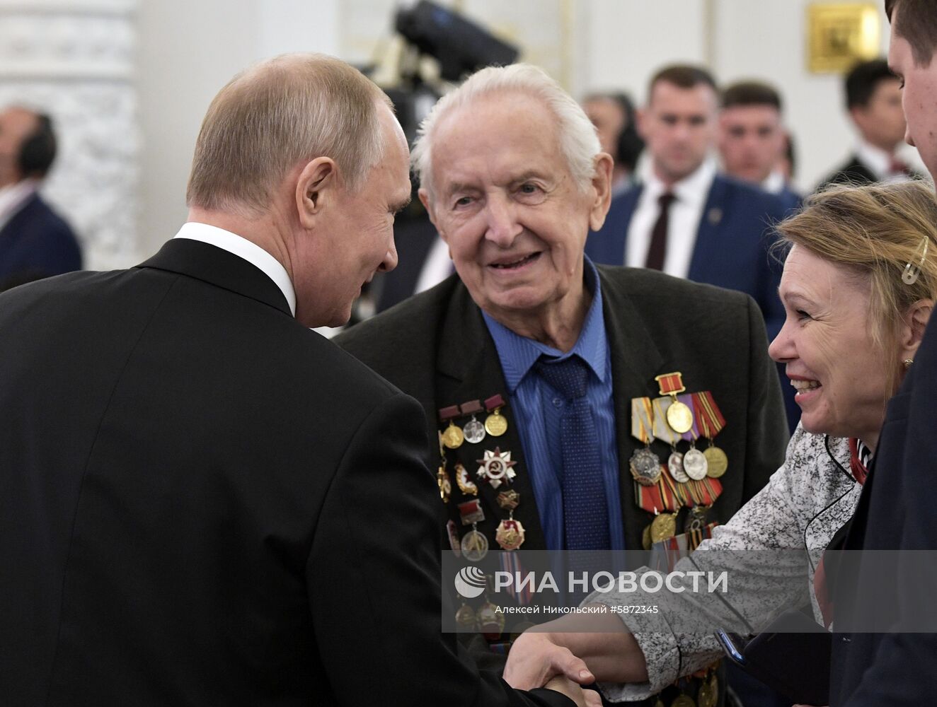 Торжественный прием от имени В. Путина по случаю 74-й годовщины Победы в Великой Отечественной войне