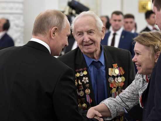 Торжественный прием от имени В. Путина по случаю 74-й годовщины Победы в Великой Отечественной войне