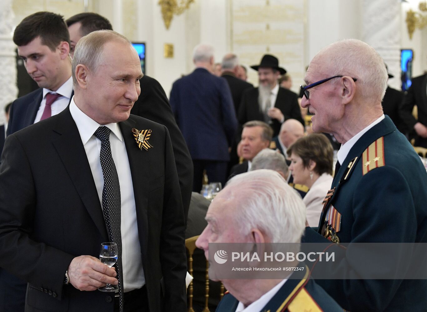 Торжественный прием от имени В. Путина по случаю 74-й годовщины Победы в Великой Отечественной войне