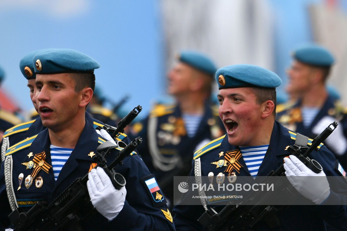 Военный парад, посвящённый 74-й годовщине Победы в Великой Отечественной войне 