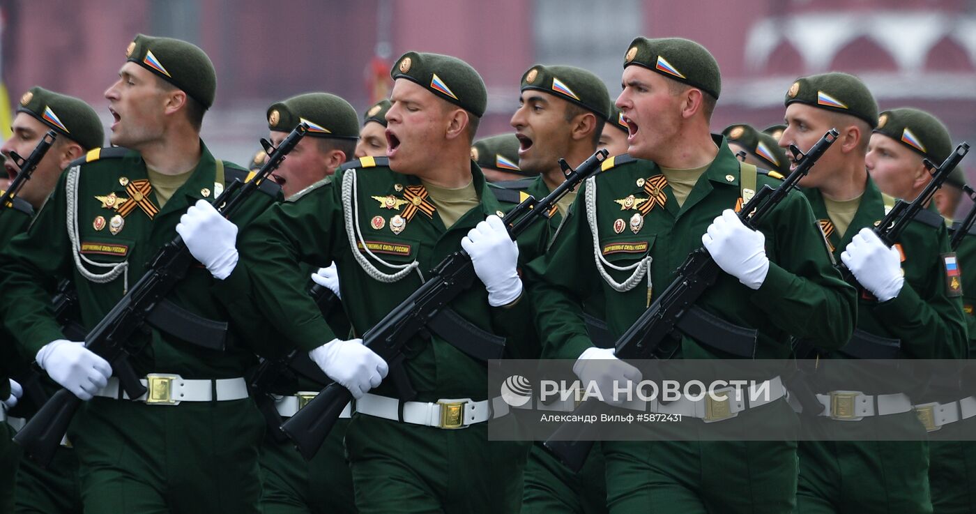 Военный парад, посвящённый 74-й годовщине Победы в Великой Отечественной войне 