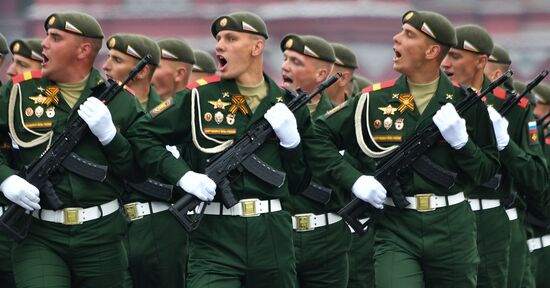 Военный парад, посвящённый 74-й годовщине Победы в Великой Отечественной войне 
