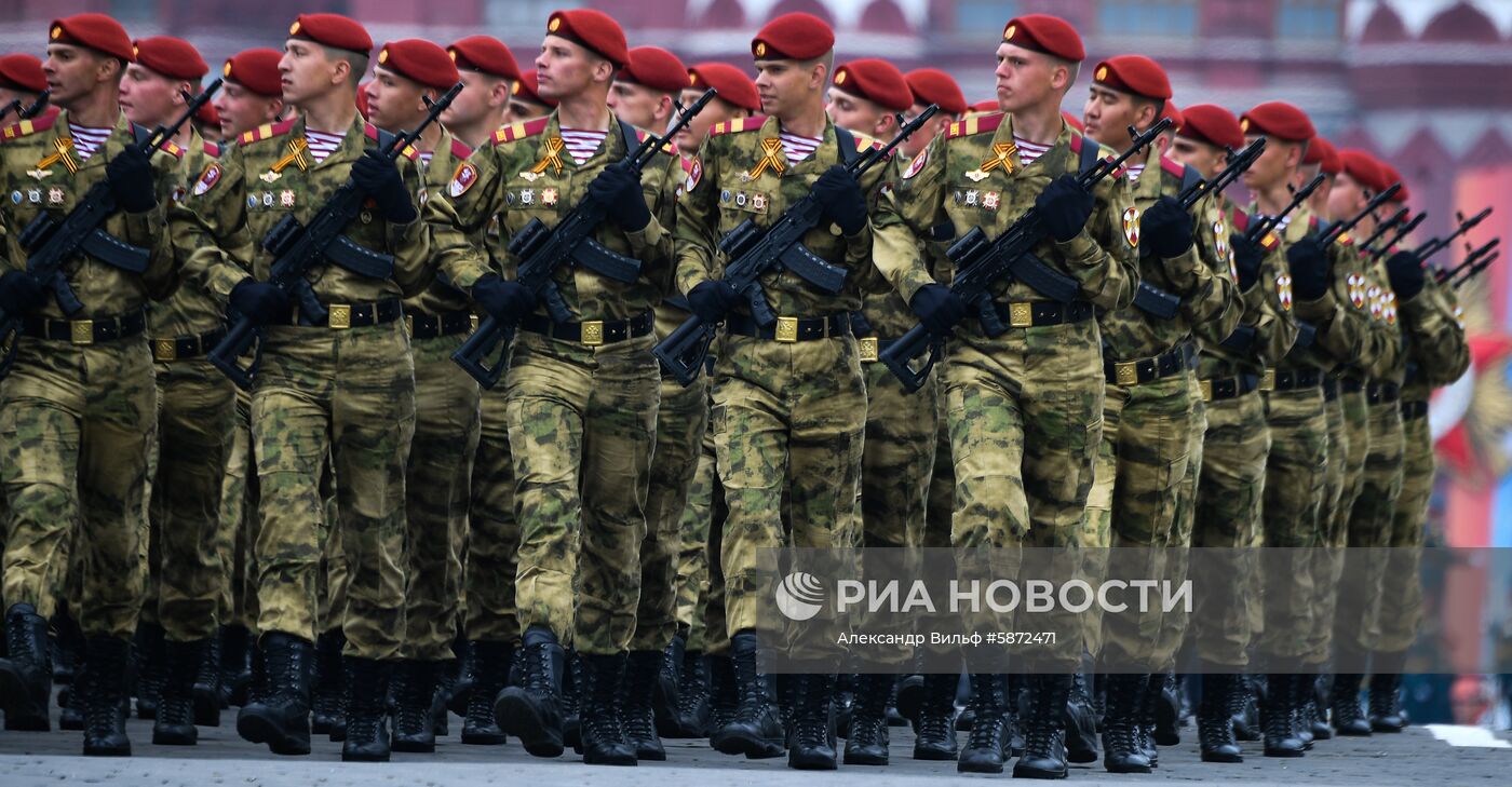 Военный парад, посвящённый 74-й годовщине Победы в Великой Отечественной войне 