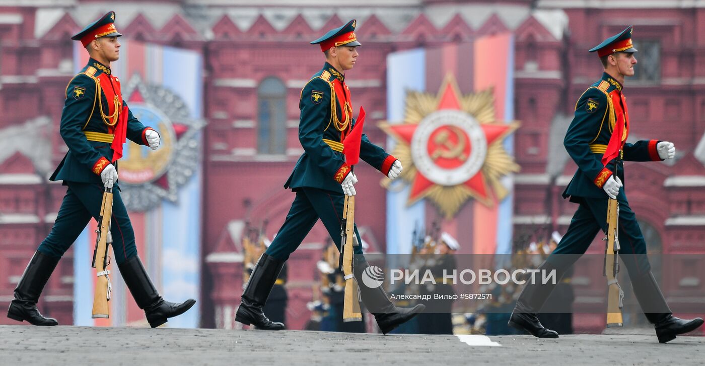 Военный парад, посвящённый 74-й годовщине Победы в Великой Отечественной войне 