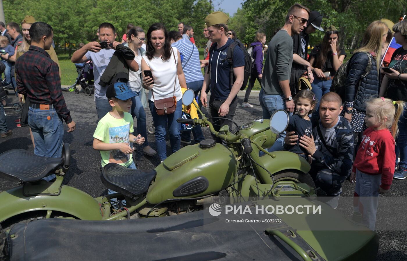 Празднование Дня Победы в Москве