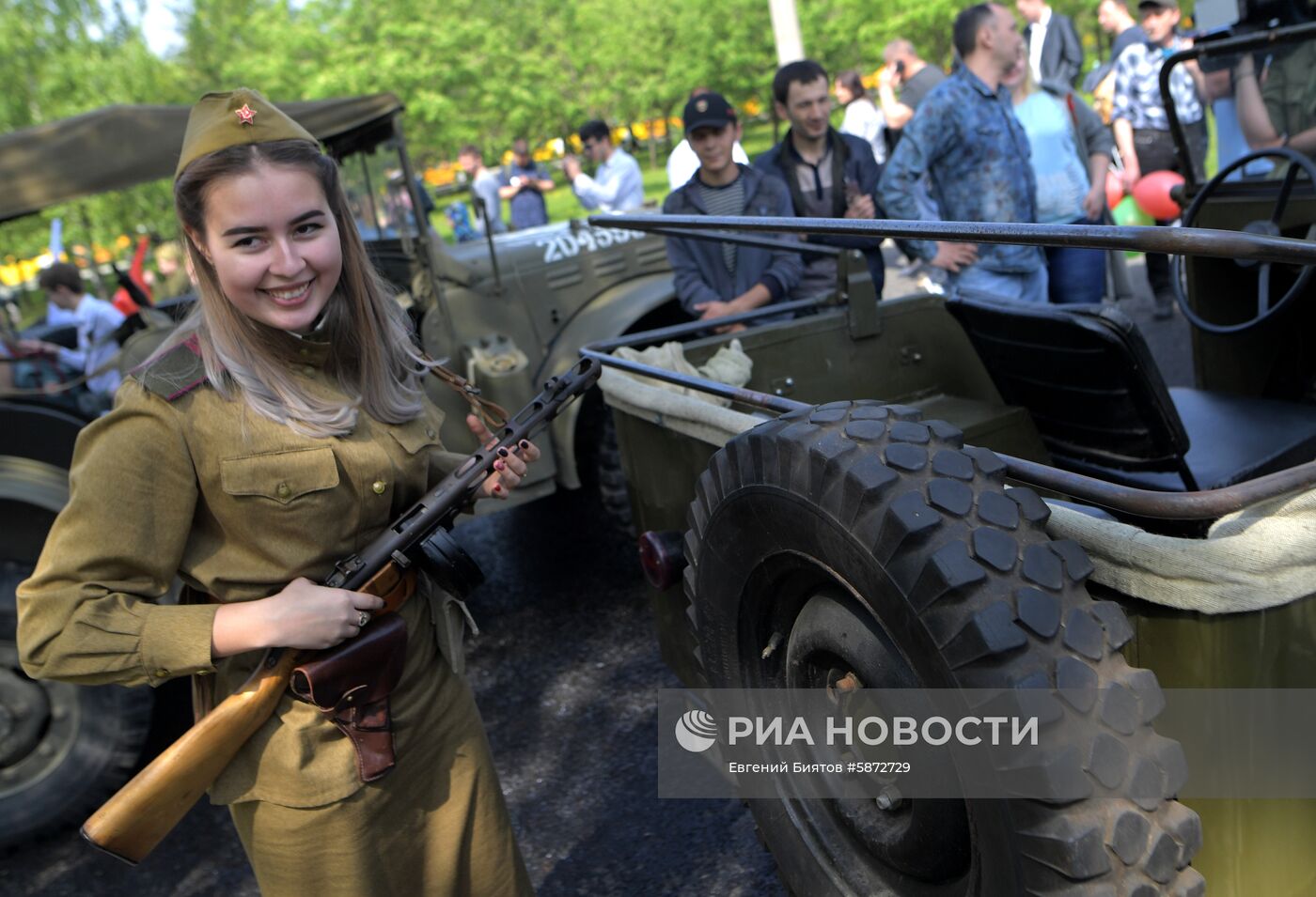 Празднование Дня Победы в Москве