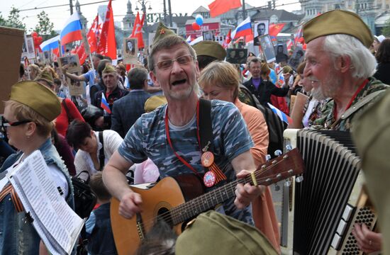 Празднование Дня Победы в Москве